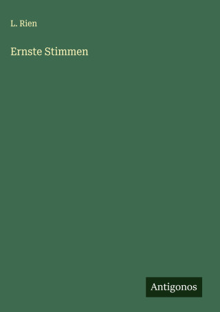 Ernste Stimmen