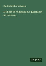 Mémoire de Velazquez sur quarante et un tableaux