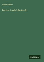 Dante e i codici danteschi