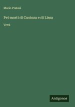 Pei morti di Custoza e di Lissa