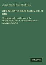 Matilde Shabran ossia Bellezza e cuor di ferro