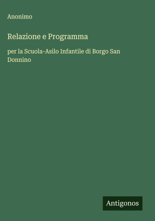 Relazione e Programma
