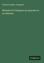 Mémoire de Velazquez sur quarante et un tableaux