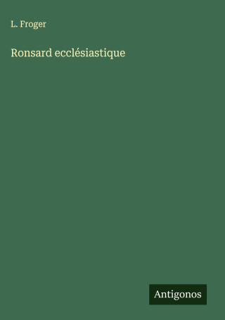 Ronsard ecclésiastique