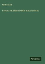 Lavoro sui bilanci dello stato italiano
