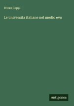 Le universita italiane nel medio evo