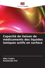 Capacité de liaison de médicaments des liquides ioniques actifs en surface