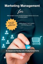 Marketing Management For MBA semester 2, course code 201 Compulsory Generic Core Course for all MBA students