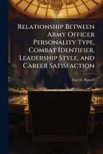 Relationship Between Army Officer Personality Type, Combat Identifier, Leadership Style, and Career Satisfaction