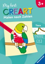 CreArt Malen nach Zahlen ab 3: Tiere