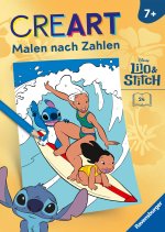 CreArt Malen nach Zahlen Disney - Lilo & Stitch