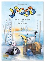 Kater Jacob: Ach Du lieber Mensch (Wandkalender 2026 DIN A3 hoch), CALVENDO Monatskalender