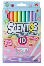 Scentos. Pachnące flamastry. 10 pastelowych kolorów