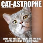 Cat-Astrophe 2026 12 X 12 Wall Calendar