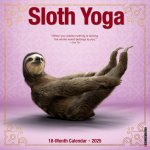Sloth Yoga 2026 12 X 12 Wall Calendar