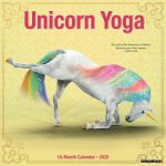 Unicorn Yoga 2026 12 X 12 Wall Calendar