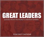 Great Leaders, Greatest Quotes 2026 5.4 X 6.2 Box Calendar