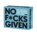 No F*cks Given 2026 5.4 X 6.2 Box Calendar