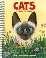 Cats by Gary Patterson 2026 6.5 X 8.5 Engagement Calendar