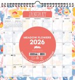 Meadow Flowers 2026 12 X 12 Spiral Wall Calendar