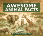 Awesome Animal Facts 2026 5.4 X 6.2 Box Calendar
