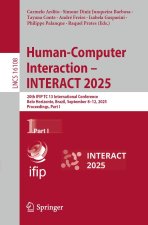 Human-Computer Interaction - INTERACT 2025