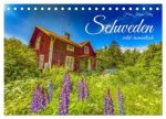 SCHWEDEN wild-romantisch (Tischkalender 2026 DIN A5 quer), CALVENDO Monatskalender