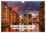 Urbane Impressionen: Hansestadt Hamburg - Tor zur Welt (Wandkalender 2026 DIN A4 quer), CALVENDO Monatskalender
