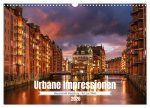 Urbane Impressionen: Hansestadt Hamburg - Tor zur Welt (Wandkalender 2026 DIN A3 quer), CALVENDO Monatskalender