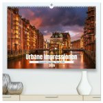 Urbane Impressionen: Hansestadt Hamburg - Tor zur Welt (hochwertiger Premium Wandkalender 2026 DIN A2 quer), Kunstdruck in Hochglanz