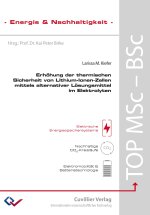 Erhöhung der thermischen Sicherheit von Lithium-Ionen-Zellen mittels alternativer Lösungsmittel im Elektrolyten