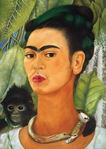 Notizbuch A4 kariert - 100 Seiten Soft Cover Frida Kahlo - FSC Papier