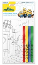 Schreibset Minions (Stifte, Postkarten)