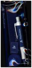 Schreibset Playstation (Weiss / Blau)(5Tlg)