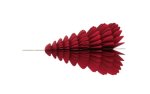 Wabenbaum mit Hänger, rot 32cm, 1St., Papier
