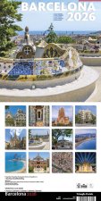 Cal. 2026 Pared (16x16 cm) Barcelona-2 (Park Güell)