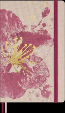 Moleskine 18 Monate Sakura Wochen Notizkalender limitierte Ausgabe 2025/2026, L/A5, 1 Wo = 1 Seite, rechts linierte Seite, fester Einband