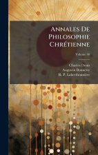 Annales De Philosophie ChrÃ(c)tienne