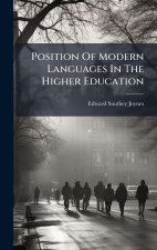 Position Of Modern Languages In The Higher Education