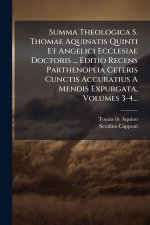 Summa Theologica S. Thomae Aquinatis Quinti Et Angelici Ecclesiae Doctoris ... Editio Recens Parthenopeia Ceteris Cunctis Accuratius A Mendis Expurgat