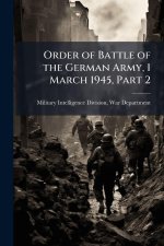 Order of Battle of the German Army, 1 March 1945, Part 2