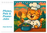 Pfoten, Pelz & Power-Jobs (Tischkalender 2026 DIN A5 quer), CALVENDO Monatskalender