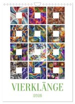 Vierklänge (Wandkalender 2026 DIN A4 hoch), CALVENDO Monatskalender