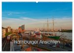 Hamburger Ansichten (Wandkalender 2026 DIN A2 quer), CALVENDO Monatskalender