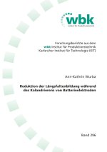 Reduktion der Längsfaltenbildung während des Kalandrierens von Batterieelektroden