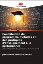 Contribution du programme d'études et des pratiques d'enseignement à la performance