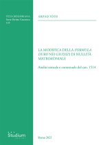 modifica della «formula dubii» nei giudizi di nullità matrimoniale. Analisi testuale e contestuale del can. 1514