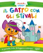 gatto con gli stivali. Coloro e leggo