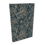 Notes A5 kratka Soft Touch Paisley Beż-Denim
