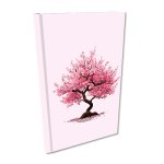 Notes A5 kratka Soft Touch Drzewo